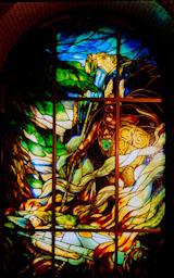 CERCLE LICEU VITRALL S XX MODERNISME 
ENTERRAMENT DE SIGFRID