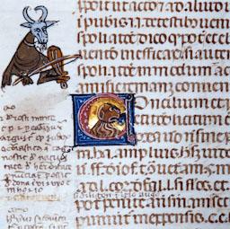 MINIATURA SUPER DECRETALES
Ms:182 
BIBLIOTECA CAPITULAR