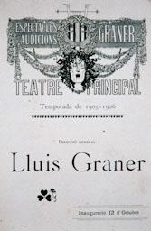 PROGRAMA DE MA TEATRE PRINCIPAL 
INSTITUT DEL TEATRE