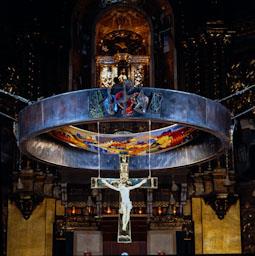 BALDAQUI ALTAR MON MONTSERRAT ARGENT I ESMALT ESMALTS DE M MAINAR