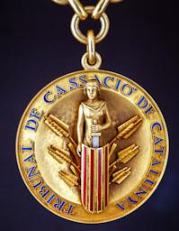 MEDALLA TRIBUNAL CASSACIO 1935 OR REPUSAT I ESMALTS