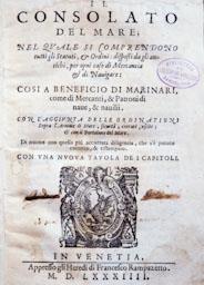 LLIBRE DEL COSOLAT DE MAR VENECIA
PORTADA D´ESTAMPACIÓ 
BIBLIOTECA DEL COL D´ADVOCATS