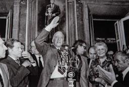 RETORN DE JOSEP TARRADELLAS PALAU GENERALITAT 23-10-1977 
I M H B