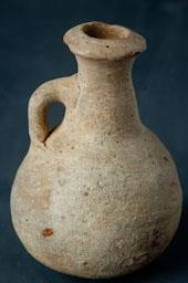 BOTELLA FENICIA PROCEDENT NECRÒPOLIS MAS DE MUSSUL L´ALDEA 
MUSEU DEL MONTSIÀ