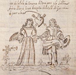 CAPITOLS MATRIMONIALS DE FRANCESC PUIG I ANNA M CAVA 
MUSEU DE CERVERA