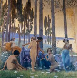 MURAL OBRA D´ALEXANDRE DE RIQUER 
CASA ALEGRE DE SAGRERA