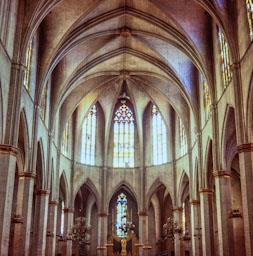 INTERIOR SEU DE MANRESA S XIV