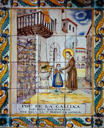MIRACLE DEL POU DE LA GALLINA 
SANT IGNACI DE LOIOLA