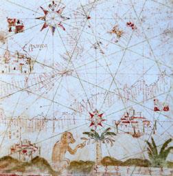 CARTA NAUTICA MEDITERRANIA ATLES MALLORCA MMB 4775 FLORA I FAUNA AFRICANES 
M M B