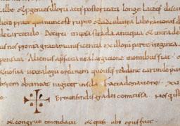 SIGNATURA D ERMESSENDA DE CARCASSONA (?) S X 
A C A