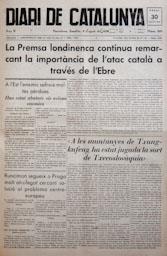 -DIARI DE CATALUNYA- 06-08-1938 
I M H
