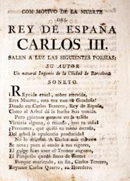 -ROMANÇOS DE CEC- CARLES III 
I M H