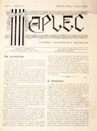 PERIODIC NACIONALISTA REPUBLICÀ 
-APLEC-
I M H