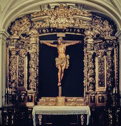 CRIST DE L`AGONIA S XVII 
ESGLESIA DE SANT PERE DE ARIZNOA