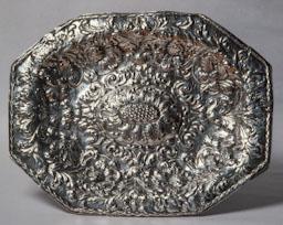 BANDEJA DE PLATA ZARAGOZA SAFATA 
ESGLESIA DE LA MAGDALENA