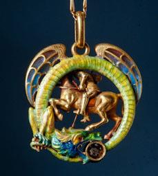 PENJOLL ST JORDI (REVERS) LL MASRIERA MODERNISME 
M N A C