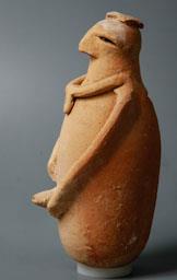 FIGURA PUNICA EIVISSA PROCEDENT DE L`ILLA PLANA ANTROPOMORFE FENICIA 
M A C