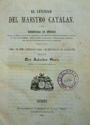 -EL AUXILIAR DEL MAESTRO CATALAN-
BIBLIOTECA ROSA SENSAT