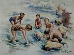 -EL JOC A LA PLATJA-
C P