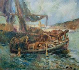 -SORTIDA DE LA BARCA- RAFAEL ESTRANY 
C P