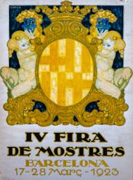 CARTELL IV FIRA DE MOSTRES 
FOMENT DEL TREBALL NACIONAL