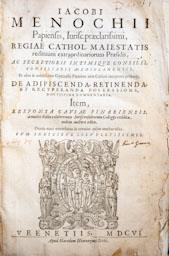 -JACOBI MENOCHII-
BIBLIOTECA COL LEGI ADVOCATS