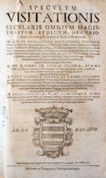 -SPECULUM VISITIATONIS-
BIBLIOTECA COL LEGI ADVOCATS