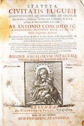 -CIVITATIS EUGUBIJ-
BIBLIOTECA COL LEGI ADVOCATS