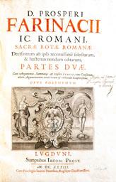 -PROSPERI FARINACII-
BIBLIOTECA COL LEGI ADVOCATS