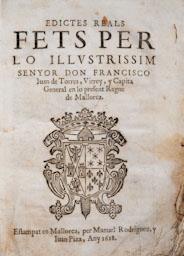 -EDICTES REALS-
BIBLIOTECA COL LEGI ADVOCATS