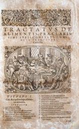 -TRACTATUS DE ALIMENTIS-
BIBLIOTECA COL LEGI ADVOCATS