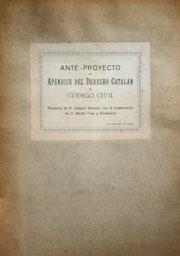 -APENDICE DERECHO CATALAN-
BIBLIOTECA COL LEGI ADVOCATS