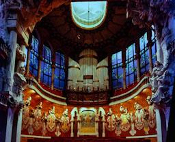 PALAU DE LA MUSICA 1908 BCN MUSES/FADES ESCENARI MODERNISME
