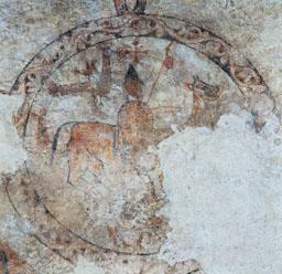 MURAL DE SANT QUIRZE DE PEDRET 
CAVALLER 
MUSEU DIOCESÀ DE SOLSONA