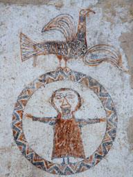 MURAL DE SANT QUIRZE DE PEDRET 
ORANT 
MUSEU DIOCESÀ DE SOLSONA