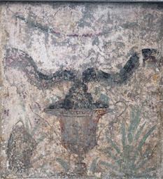 ARA ROMANA AMB PINTURA MURAL PERISTIL CASA 2B EMPURIES 
MUSEU D´EMPURIES
