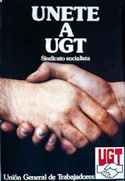 UNETE A U G T CARTELL 1977 
C P