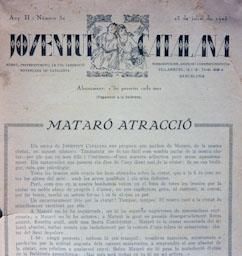 JOVENTUT CATALANA 1925 REVISTA 
C P