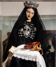 MAREDEDEU DE LA SOLETAT PROVINENT DE LA PARROQUIA DE TOLUGES 
MUSEU CASTELLET DE PERPINYA