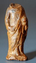 FIGURA EPOCA ROMANA MATARO TERRACUITA MUSEU DE MATARO