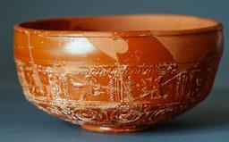 BOL ROMA DE CERAMICA TORRE LLAUDER TALLERS DE HISPANIA 
MUSEU DE MATARO