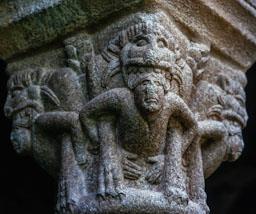 CATEDRAL SEU D`URGELL S XI XII CLAUSTRE CAPITELLS