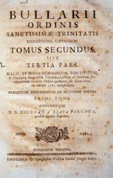 BULLARUM ORDINIS S XVIII 
BIBLIOTECA UNIVERSITAT BARCELONA