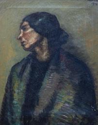 PINTURA D´ISIDRE NONELL ESTUDE Nº 5 87x65 
C P