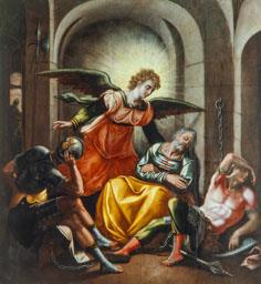 SANT PERE ALLIBERAT PER L´ANGEL 
M M R