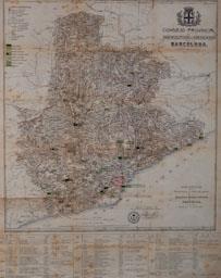 MAPA AGRICULTURA I PESCA PROVICIA DE BARCELONA