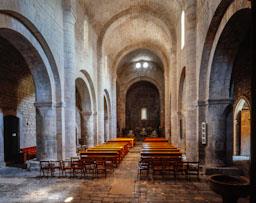 MONESTIR STA Mª VILABERTRAN INTERIOR ESGLESIA