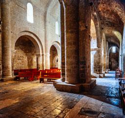 MONESTIR STA Mª VILABERTRAN INTERIOR ESGLESIA