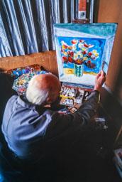 MANEL CAPDEVILA AL SEU ESTUDI