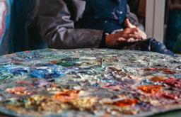 MANEL CAPDEVILA AL SEU ESTUDI